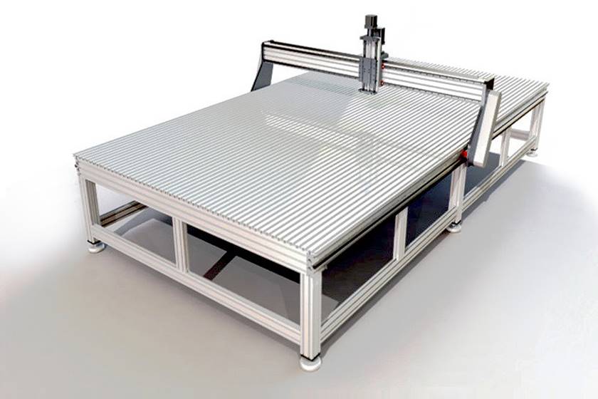 Anwendungsbeispiel: Darstellung einer CNC-Portalmaschine